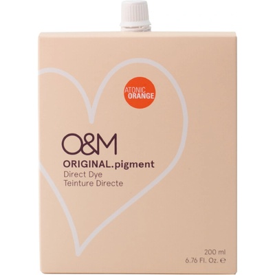 O&M ORIGINAL.pigment Direct Dye 200 ml barevné pigmenty Atonic Orange