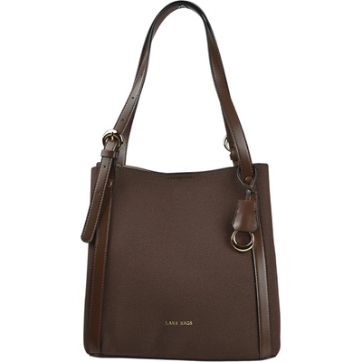 Lara Bags ALEXIS dámska koženková kabelka coffee