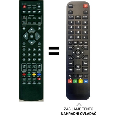 Dálkový ovladač Predátor Technika, Vision plus, Predátor Umc LCD TV – Hledejceny.cz