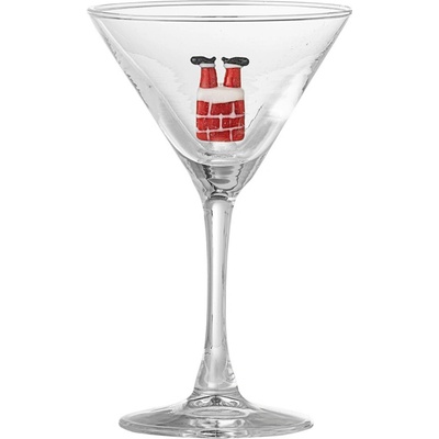Bloomingville Pohár na koktail s dekoráciou Misa Santa v komíne 170 ml