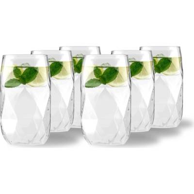 Sklenice na nápoje Vialli Design 6 x 400 ml
