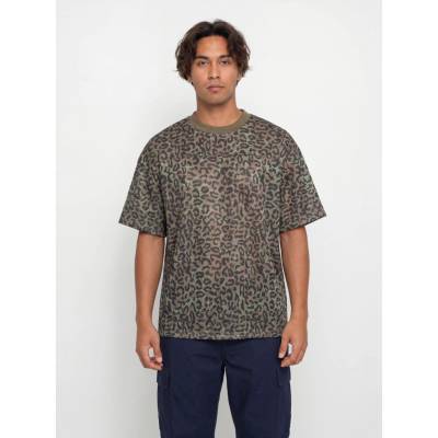 Wasted Paris Cheetah Mesh Boxy Olive Khaki Camo
