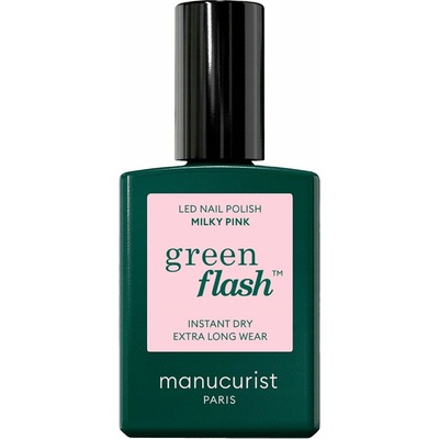 Catrice MANUCURIST_Green Flash LED gelový lak na nehty mléčně růžový 15ml