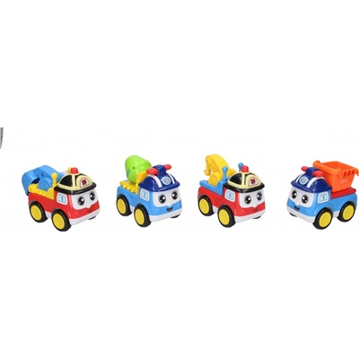 Wiky Auto stavební s obličejem 13 cm bagr
