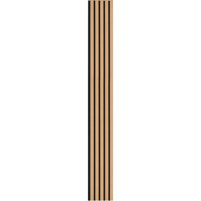 žiadna značka Akustické panely SucceBuy MDF svetlý dub 240x20 cm 4 ks