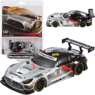 Mattel Hot Wheels Prémiové auto MERCEDES-AMG GT3 HMD44 1:43