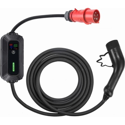 Blaupunkt cestovní nabíjecí stanice AC Type 2 380 V 11 kW 16 A + adaptér 230 V 3,7 kW – Hledejceny.cz