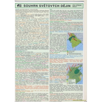 Souhrn světových dějin pro střední školy - Hanáková Alena