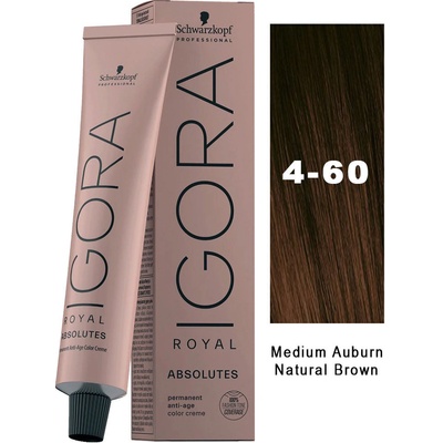 Schwarzkopf Igora Royal Absolutes 7-60 střední blond čokoládová přírodní 60 ml