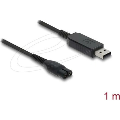Delock 90979 USB nabíjecí 4,3 V na elektrické holicí strojky kompatibilní s Philips OneBlade 360 Face + Body +1m