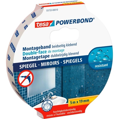 Tesa Powerbond Montážní páska zrcadlová 5 m x 19 mm