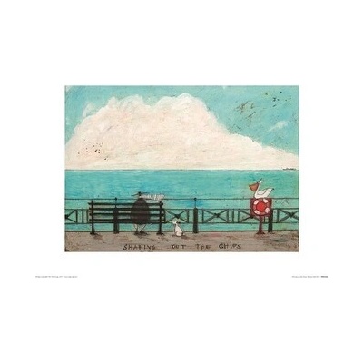 Umělecký tisk Sam Toft - Sharing Out the Chips, 40 × 30 cm