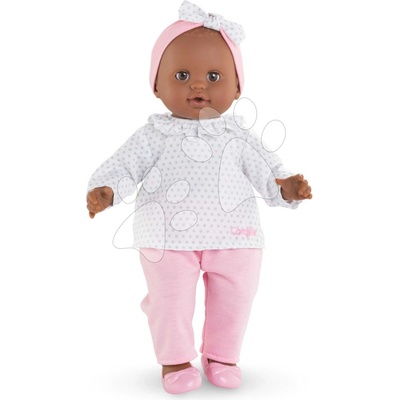 Corolle Lucie Mon Grand Poupon s hnědýma mrkacíma očima a špulící rty 36 cm