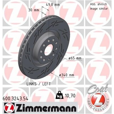 Brzdový kotúč ZIMMERMANN 600.3243.54 (600324354)