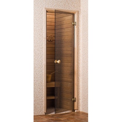 Andres Dvere do sauny BASIC 6x19 3R, bronz, 58,6 x 189 cm