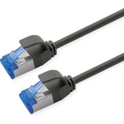 Roline 21.15.4356 RJ45 CAT 6A S/FTP 7m černý