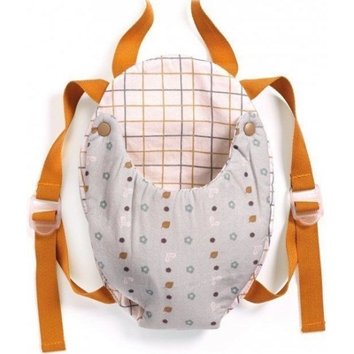 Djeco Nosítko na panenky Pomea Baby Carrier Blue Gray
