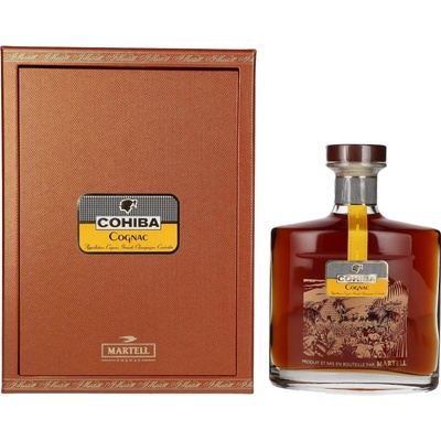 Martell Cohiba Grande Champagne Cognac 43% 0,7 l (kazeta)
