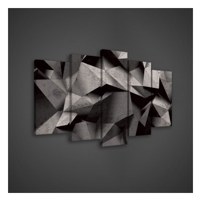 Obraz na plátne viacdielny - OB3515 - 3D abstrakt 100cm x 60cm - S17