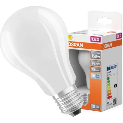 Osram 4058075305038 LED D A G E27 klasická žiarovka 17 W = 150 W chladná biela