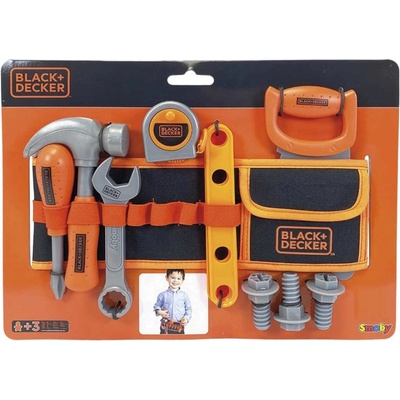 Smoby Black and Decker sada dětské pracovní nářadí 14ks na opasku – Hledejceny.cz