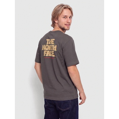 The North Face Stone Logo Relaxed Anthracite Grey