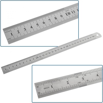 Geko Pravítko 30cm nerezové G29069