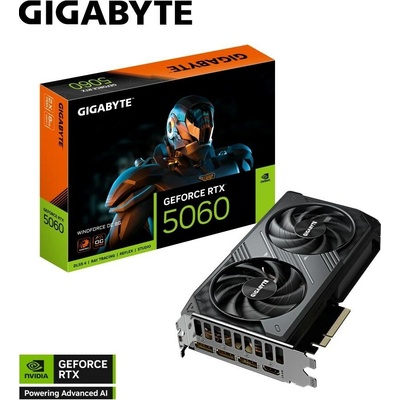 Gigabyte GeForce RTX 5060 WINDFORCE OC 8GB GV-N5060WF2OC-8GD