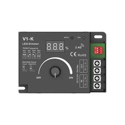 Diaľkový ovládač Stmievač/ovládač s RF aj s manuálnym ovládaním V1-K (BNLX)