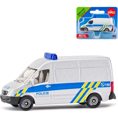 Siku Auto česká Policie CZ VAN policejní dodávka model kov 0806