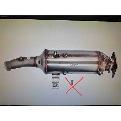 KAMOKA Filter sadzí/pevných častíc výfukového systému 8010128-D