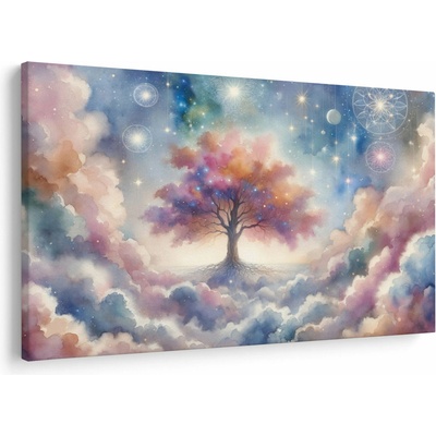 Obraz - Strom života v oblacích, jednodílný 120x80 cm