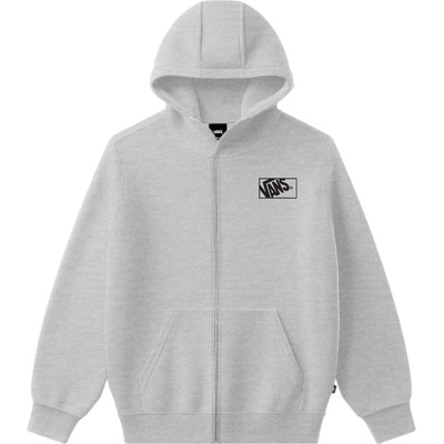 Vans By Blocked Box Fz Hoodie Light Grey Heather