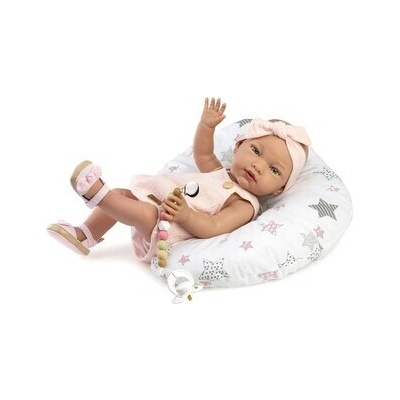 Guca 821 New Born dievčatko realistická bábika s celovinylovým telom 42 cm