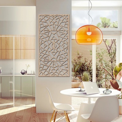 dřevo života Dekorační panel GEOMETRY Zvolte barvu dekoru: Dub Sonoma, Rozměry šxv (cm): 40x80