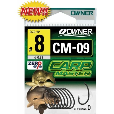 Owner Háček CM-9 Curve Shank vel. 4 8 ks