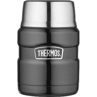 Thermos Termoska na jídlo s lžící Style 470 ml tmavě šedá
