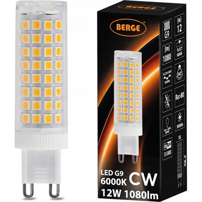 ECOLIGHT LED žiarovka 230V G9 12W 1080Lm studená biela 6500K