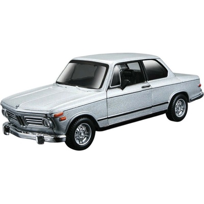 Bburago Classic BMW 2002 tii 1972 stříbrná 1:32