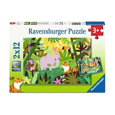 RAVENSBURGER Putovanie za dobrodružstvom 2x12 dielov