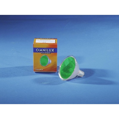 Omnilux 12V 50W MR-16 GX-5.3 SP 12 zelená