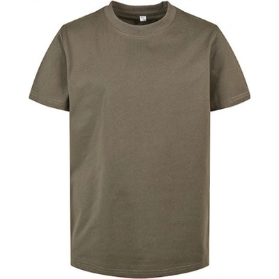 Build Your Brand Detské tričko BY158 Olive