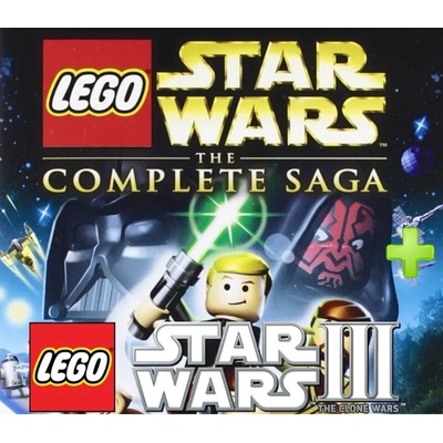 LEGO Star Wars: The Complete Saga + Star Wars: The Clone Wars Bundle – Hledejceny.cz