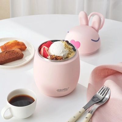 Asobu Bestie Bunny termoska na jídlo pro děti 600 ml