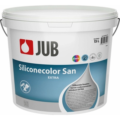 JUB SILICONECOLOR - silikónová fasádna farba - biely - 15 l