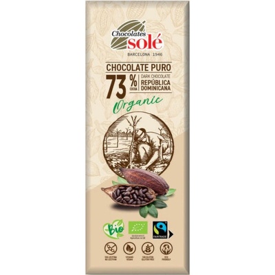 Solé Čokoláda horká 73% Bio 25 g
