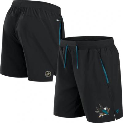 Fanatics Pánské kraťasy San Jose Sharks NHL 2024 25 Authentic Pro Locker Room Shorts