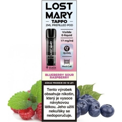 Elf Bar-Lost Mary Tappo Cartridge Blueberry Sour Raspberry 17 mg