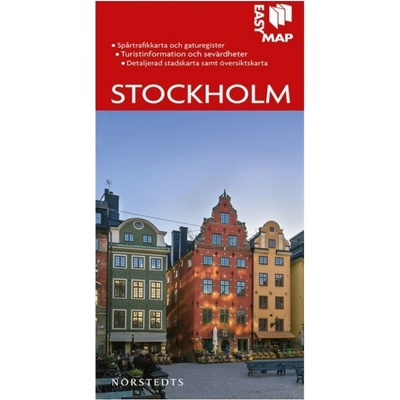 Mapa Stockholm 1:12 500 - Stockholm Easy Map – Hledejceny.cz