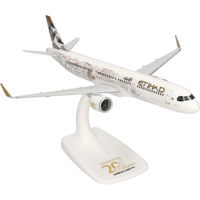 Herpa Airbus A321251N Etihad Airways "20 Years Colors SnapFit 1:200